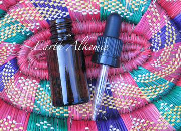 1/2 oz amber dropper bottle